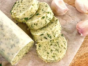 Compound Butter with Lemon, Garlic & Parsley