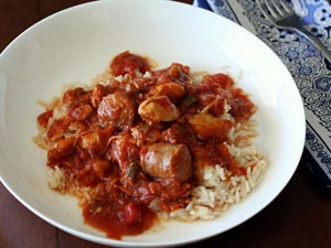 Creole Chicken with Sausage