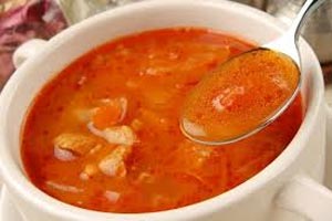 Chicken-Cabbage Soup with Tomatoes