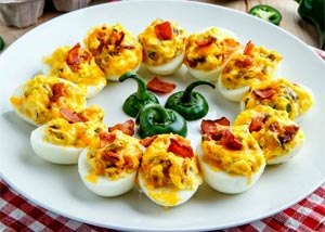 Jalapeo Popper Deviled Eggs