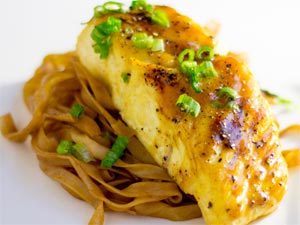 Citrus-glazed Halibut