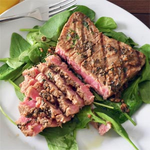 Marinated Ahi Tuna Steak