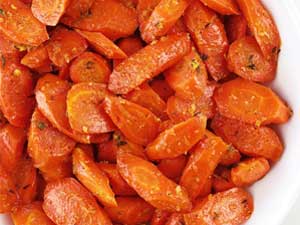 Orange Ginger Glazed Carrots