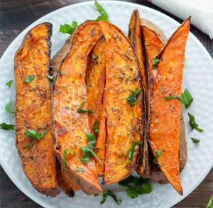 Crispy Sweet Potato Wedges