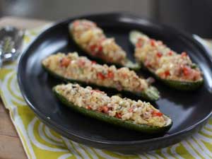 Roasted Zucchini Skins